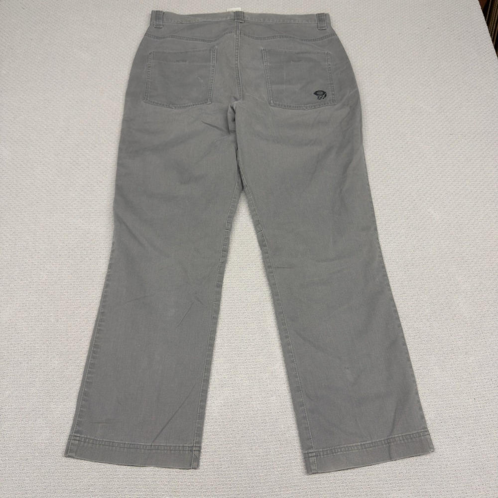 Mountain Hardwear Pants Mens 34x30 Gray Cotton Blend Canvas Workwear Hiking - Picture 2 of 11